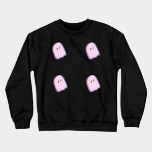 lil ghost pattern Crewneck Sweatshirt